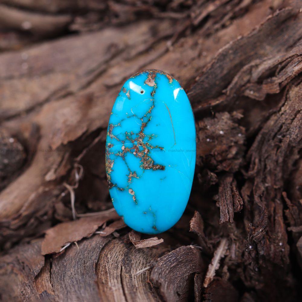 نگین فیروزه شجری کد 12012 - جواهری مشاهیر