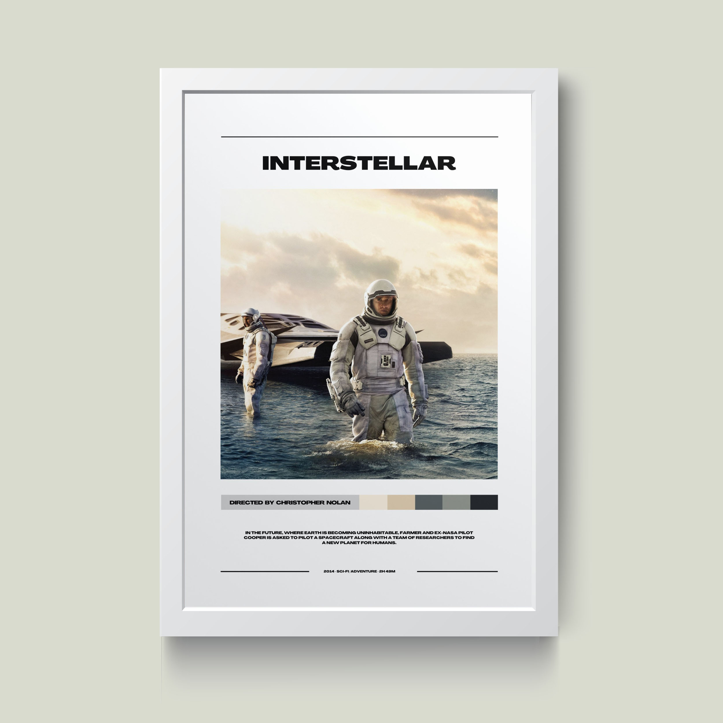 تابلو مدل Interstellar فیلم کد S0133-w