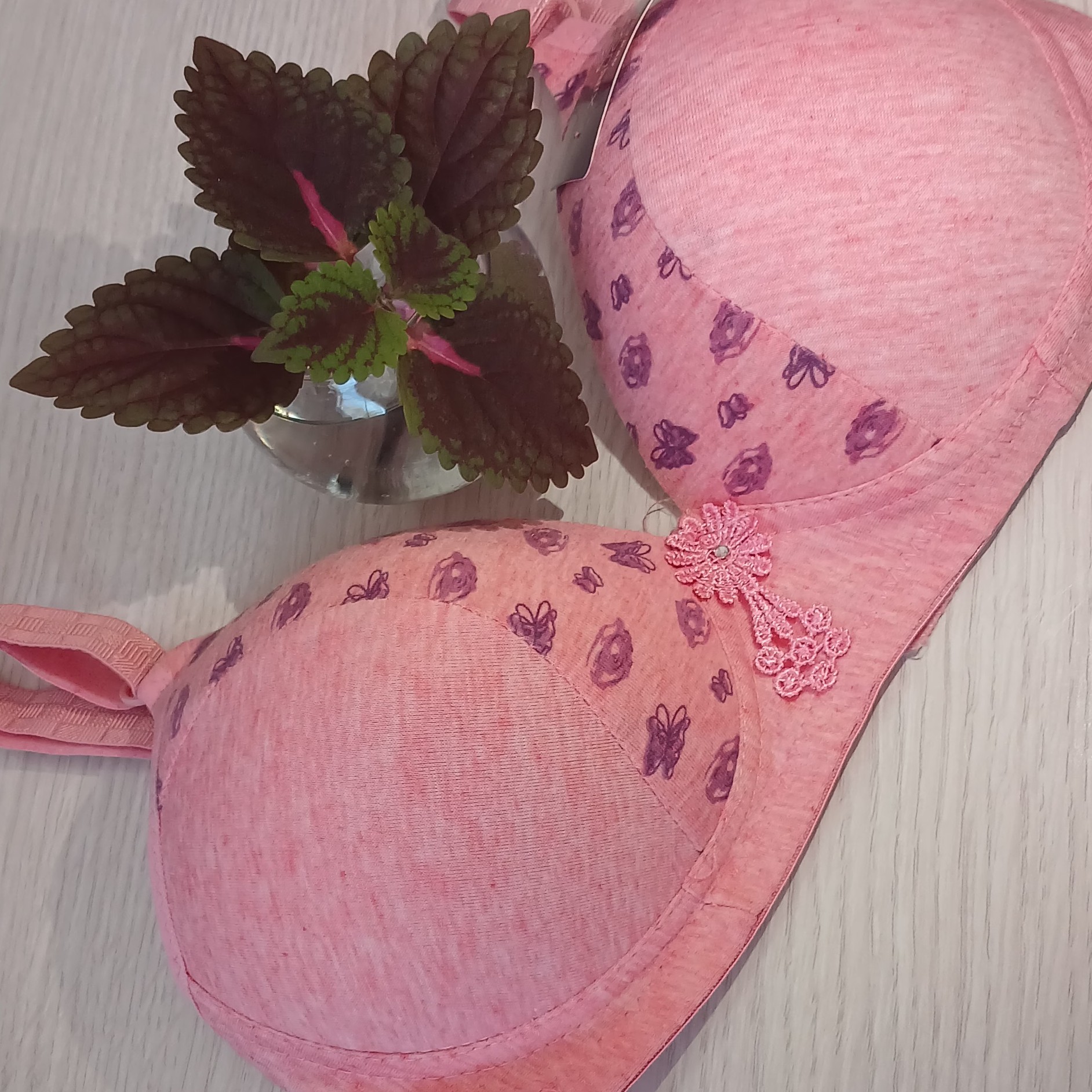 سوتین ابری بدون فنر اعلا نگین دار  6عددی 