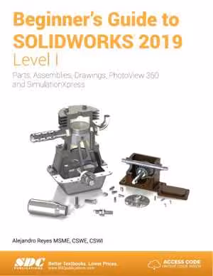 󾕇 دانلود کتاب Beginner’s Guide To Solidworks 2019- Level 1, 2018 - دانلود کتاب های دانشگاهی