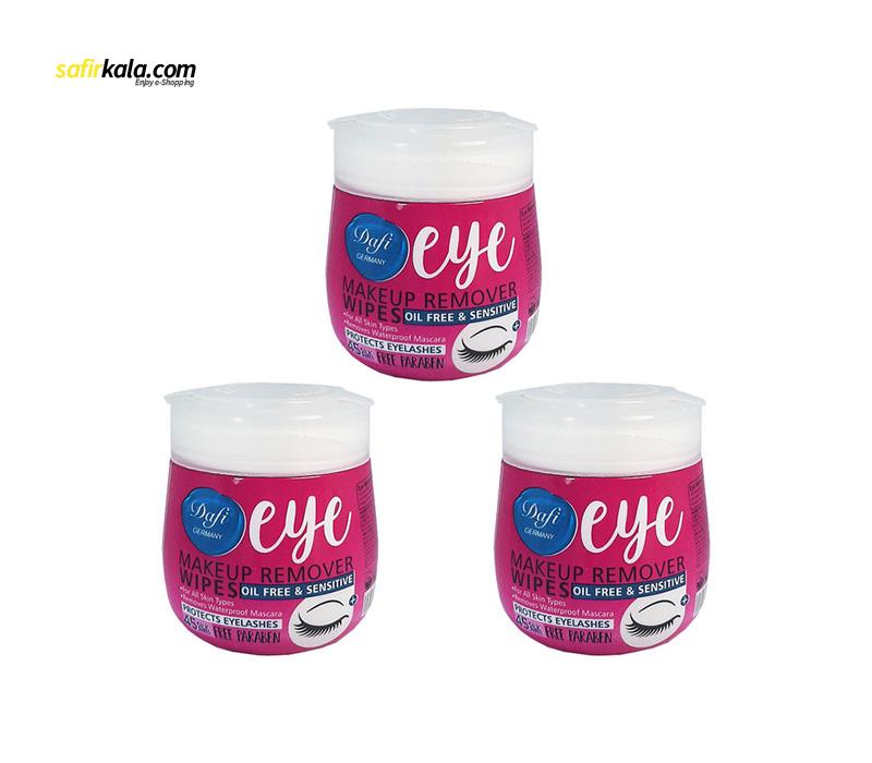 دستمال مرطوب دافی مدل eye مجموعه 3 عددی