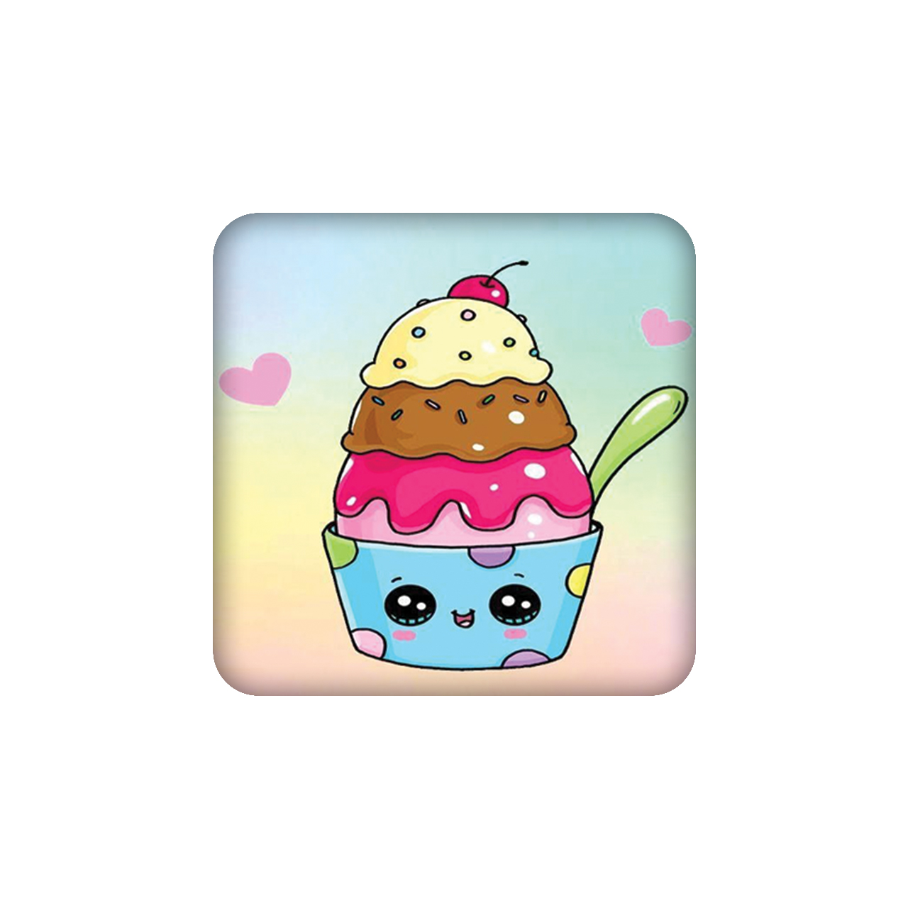 آینه جیبی مدل خوراکی کد 258