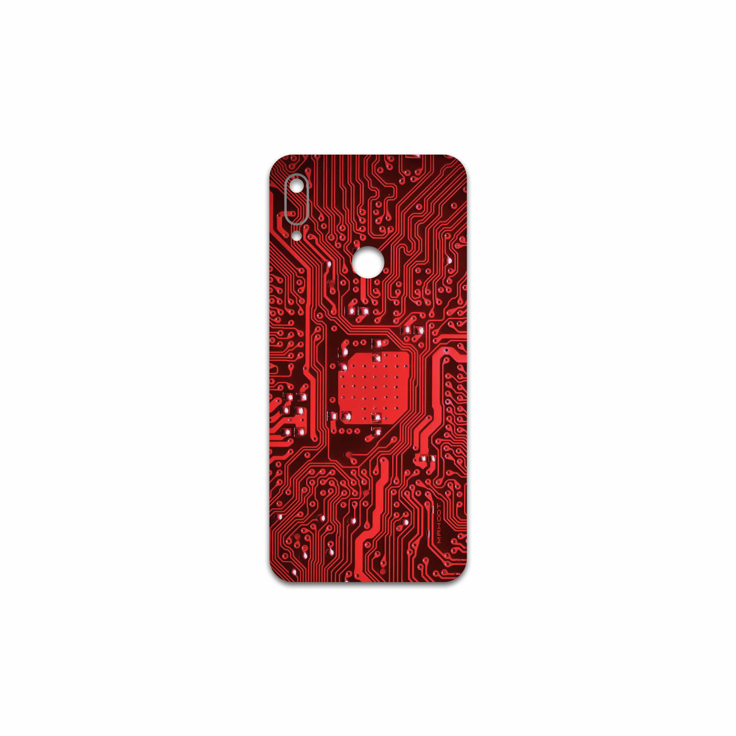 برچسب پوششی ماهوت مدل Red Printed Circuit Board مناسب برای گوشی موبایل هوآوی Y6 Prime 2019