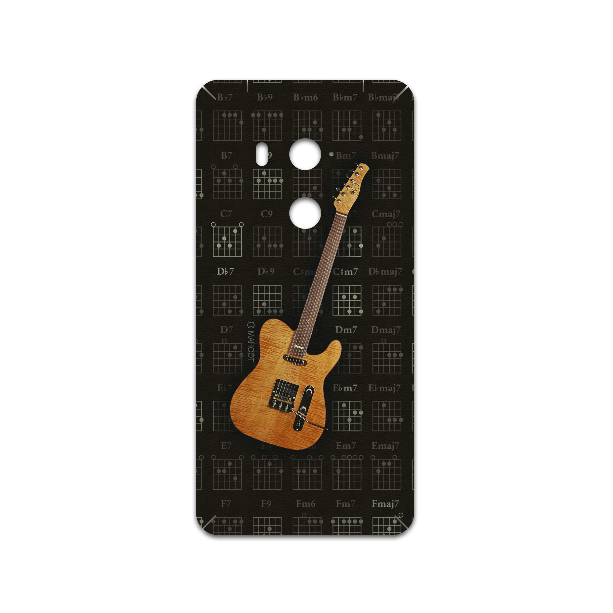 برچسب پوششی ماهوت مدل Guitar-Instrument مناسب برای گوشی موبایل اچ تی سی U11 Eyes