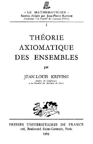 خرید و دانلود نسخه کامل کتاب Theorie axiomatique des ensembles