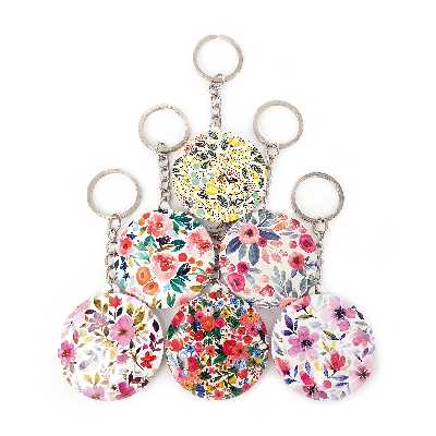 جاکلیدی خندالو طرح گل کد 102B مجموعه 6 عددی