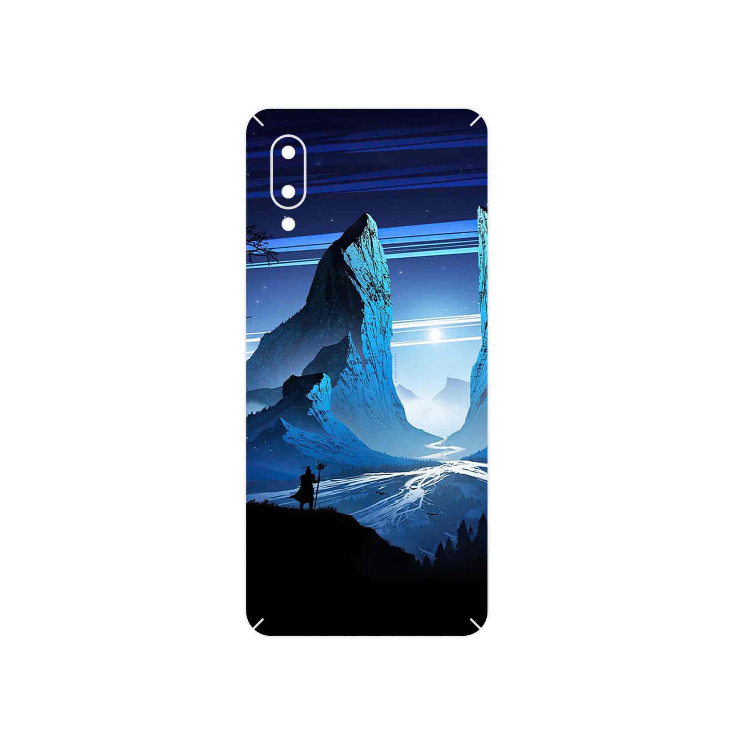 برچسب پوششی ماهوت مدل Blue Mountains Digital Art مناسب برای گوشی موبایل سامسونگ Galaxy A02
