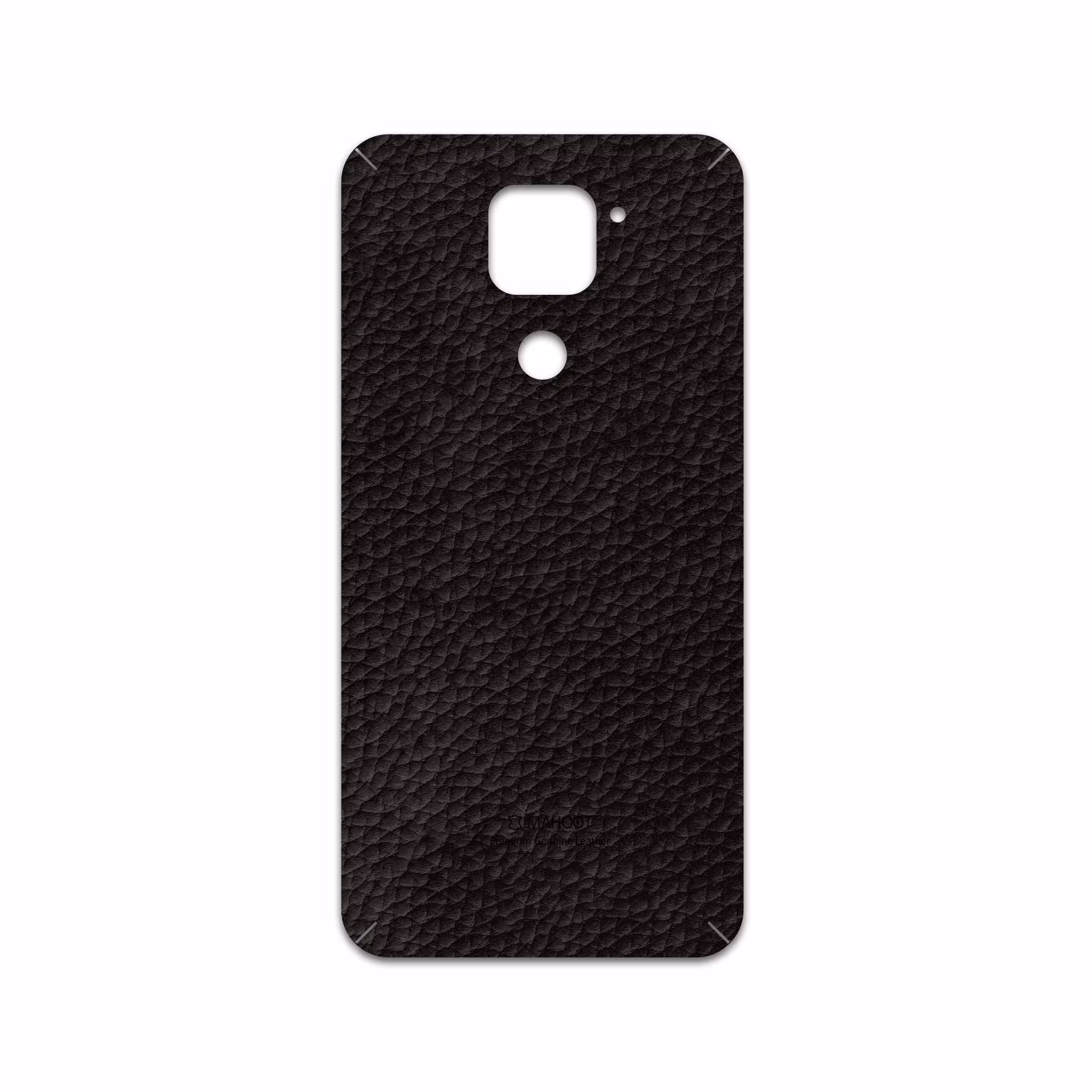 برچسب پوششی ماهوت مدل Dark-Brown-Leather مناسب برای گوشی موبایل شیائومی Redmi 10X