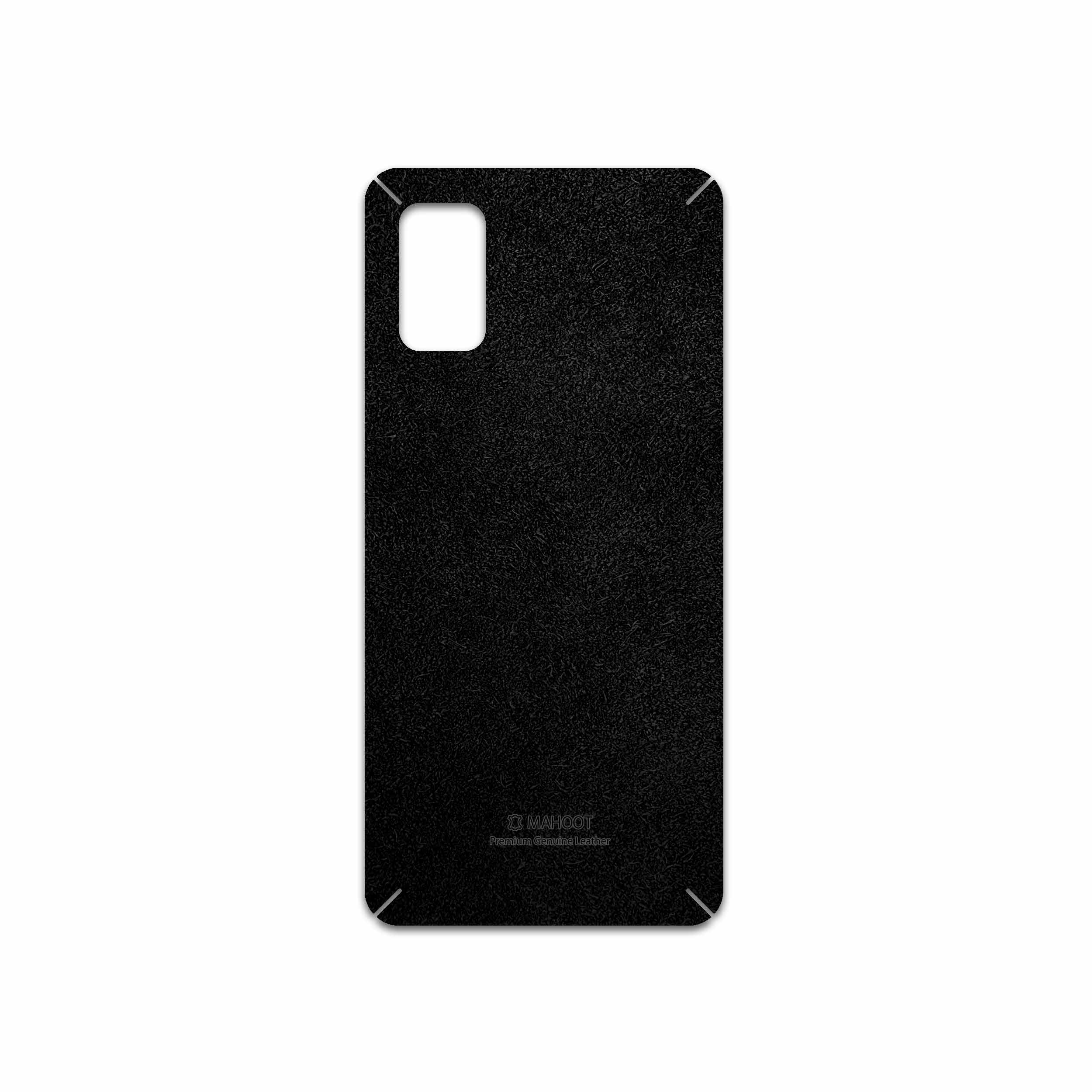 برچسب پوششی ماهوت مدل Black-Chamois-Leather مناسب برای گوشی موبایل سامسونگ Galaxy A41