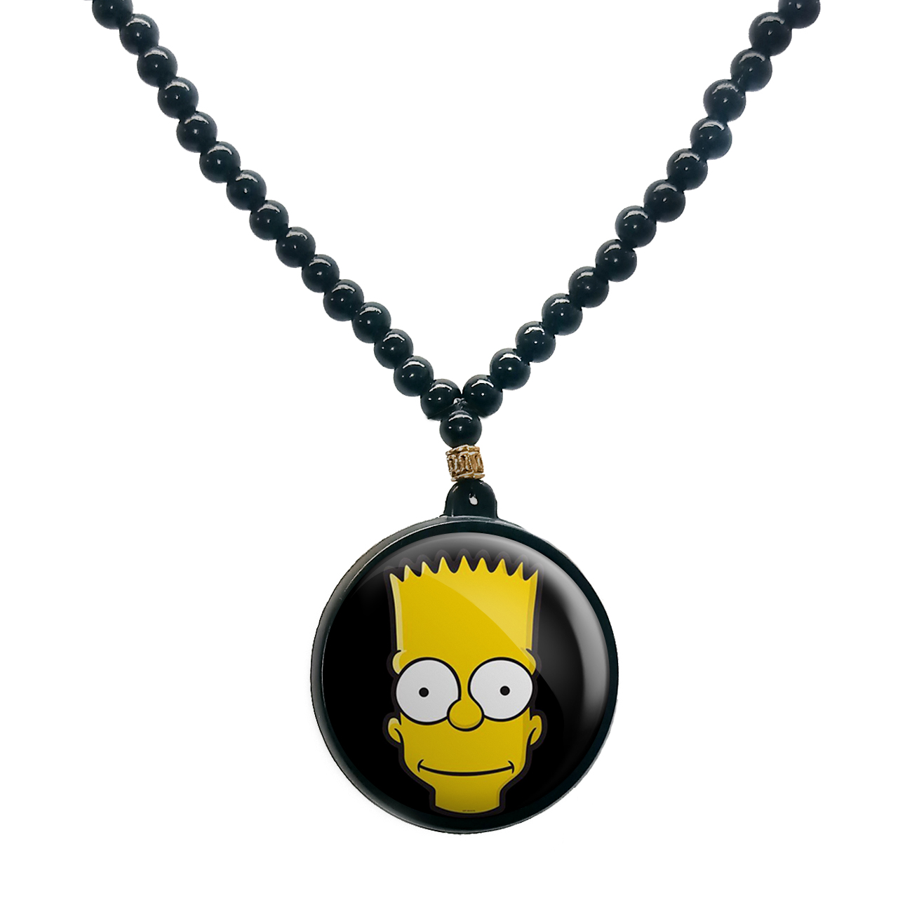 گردنبند پرمانه طرح سیمپسون کد pmd.35