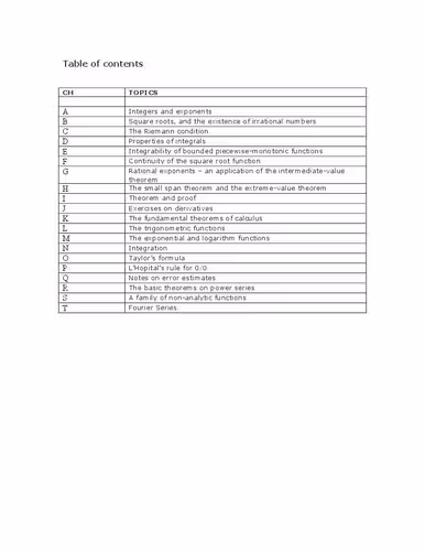 خرید و دانلود نسخه کامل کتاب Calculus With Theory: Lecture Notes