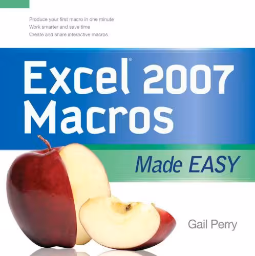 خرید و دانلود نسخه کامل کتاب Excel 2007 macros