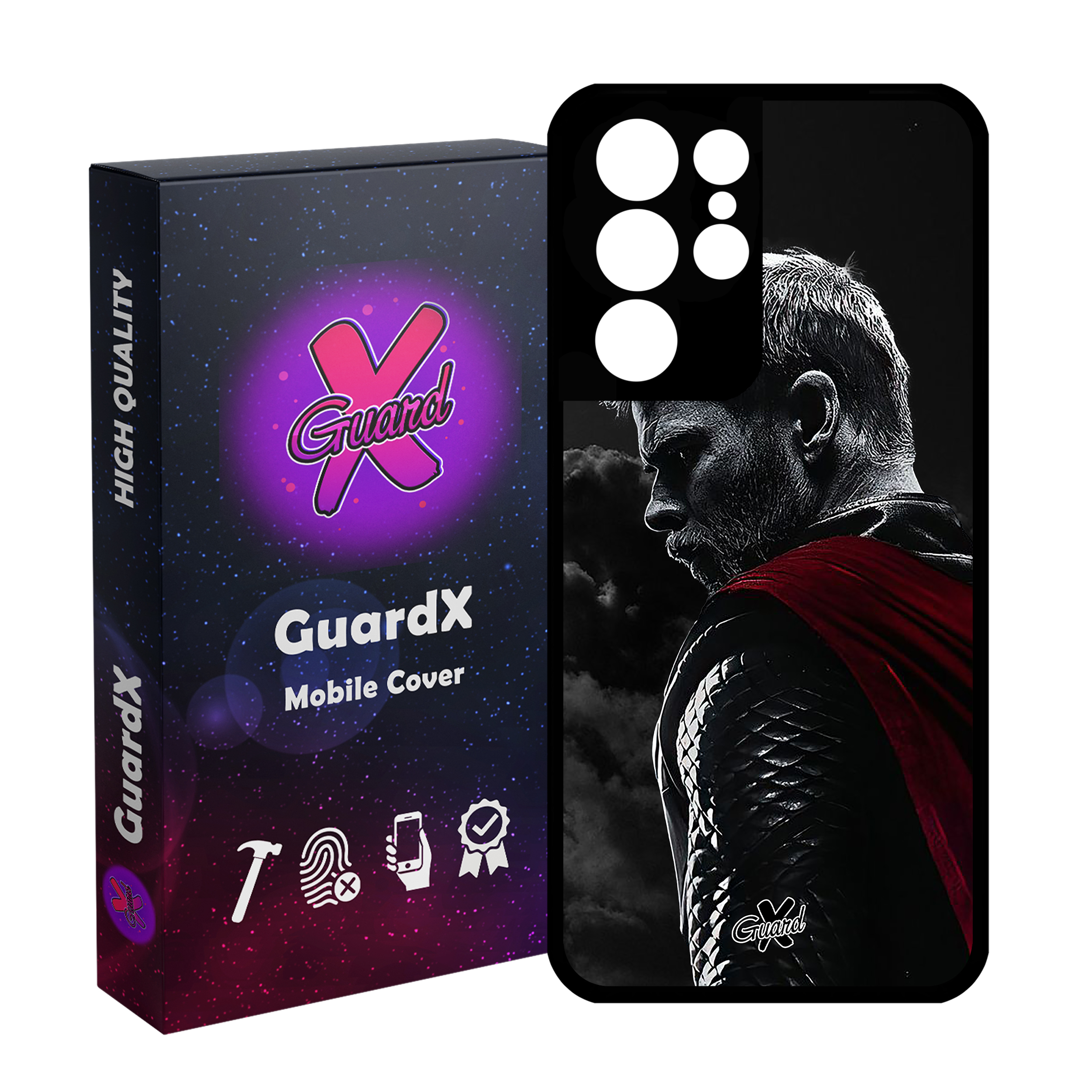 کاور گارد ایکس طرح Thor مدل Glass10417 مناسب برای گوشی موبایل سامسونگ Galaxy S21 Ultra