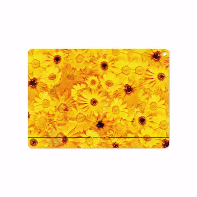 برچسب پوششی ماهوت مدل Yellow-Flower مناسب برای تبلت اپل iPad Air 2 2014 A1566