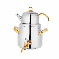 ست کتری قوری شیردار کی اس تی مدل 4060TPSG( دو قوری)