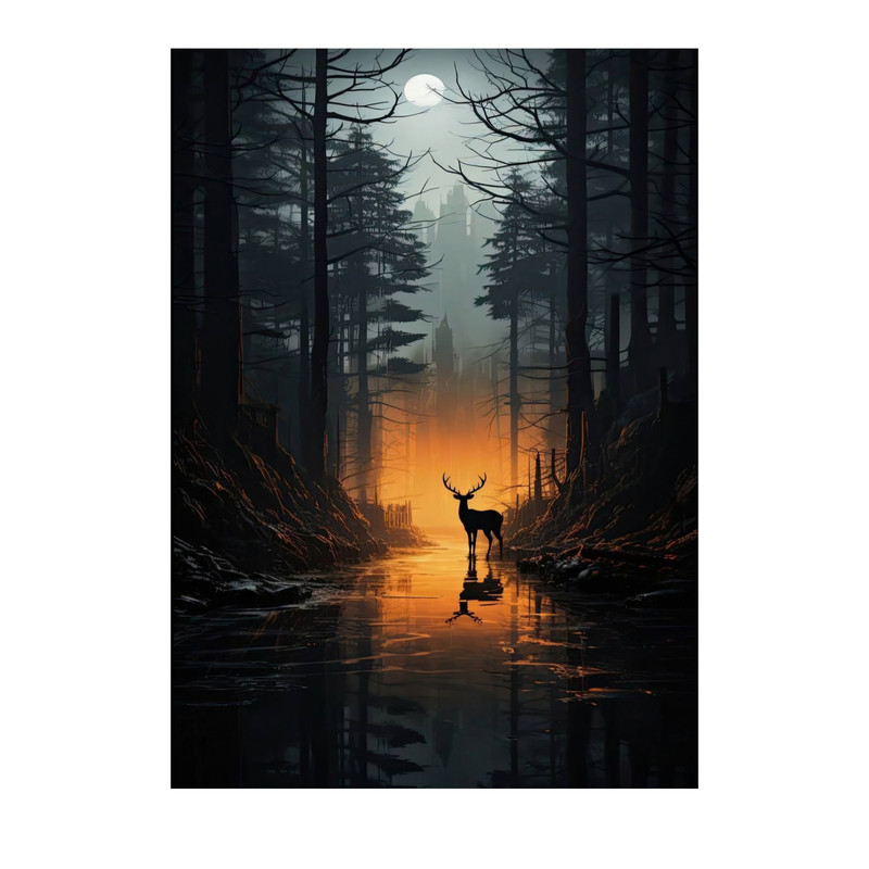 تابلو شاسی مدل منظره کد 4009 | دنیای قاب