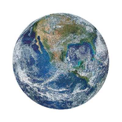 پازل 1000 تکه طرح کره زمین مدل دایره 