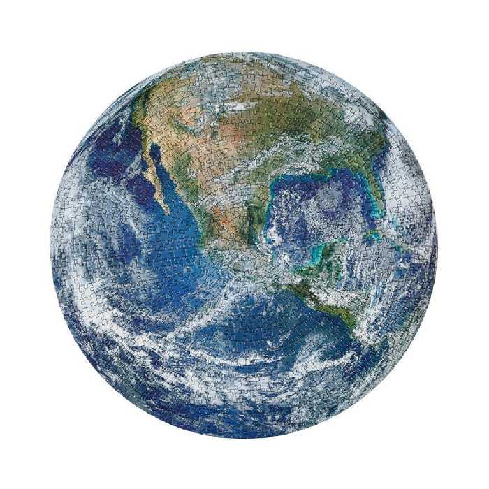 پازل 1000 تکه طرح کره زمین مدل دایره 
