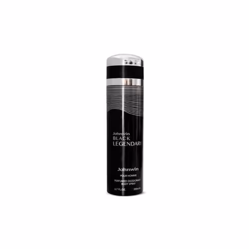 اسپری مردانه مونت بلنک لجند جانوین لجندری بلک (Johnwin Black Legendary Spray) حجم 200 میل