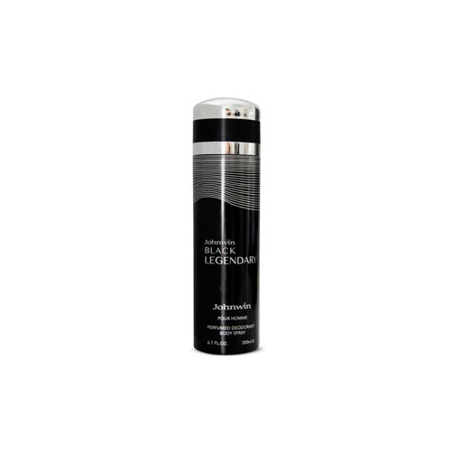 اسپری مردانه مونت بلنک لجند جانوین لجندری بلک (Johnwin Black Legendary Spray) حجم 200 میل