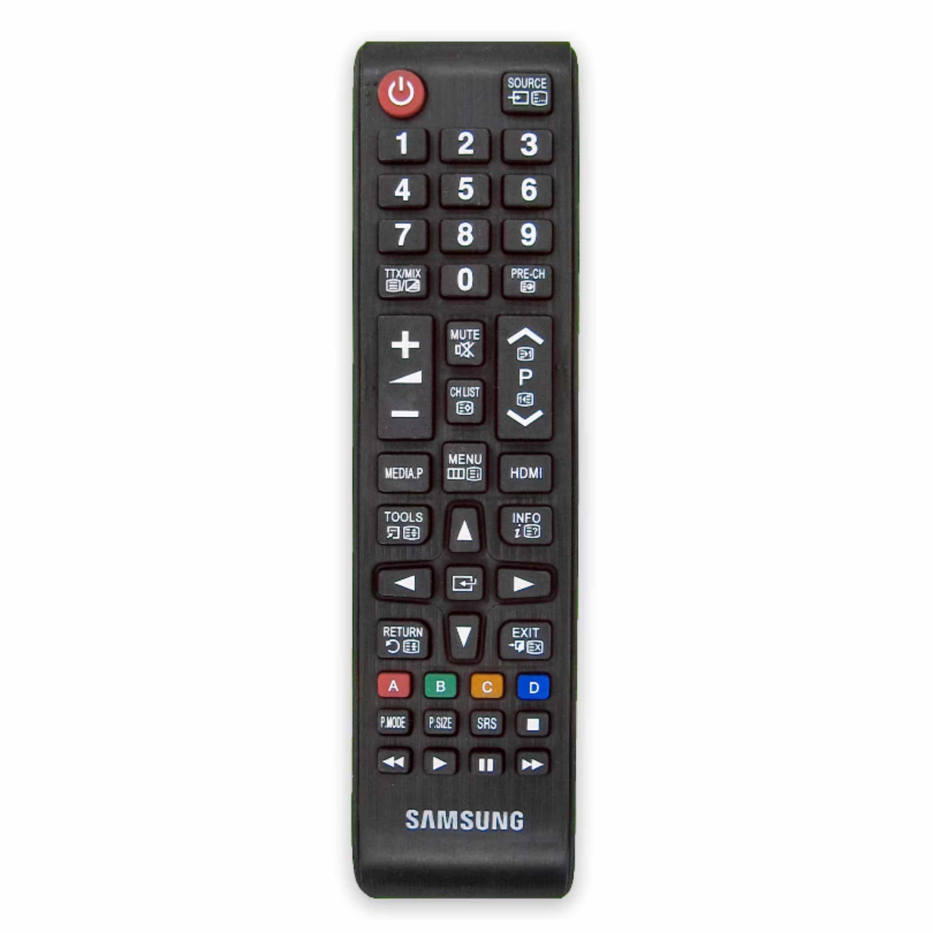 کنترل تلویزیون ال ای دی سامسونگ اصلی  (حک شده)  SAMSUNG LED