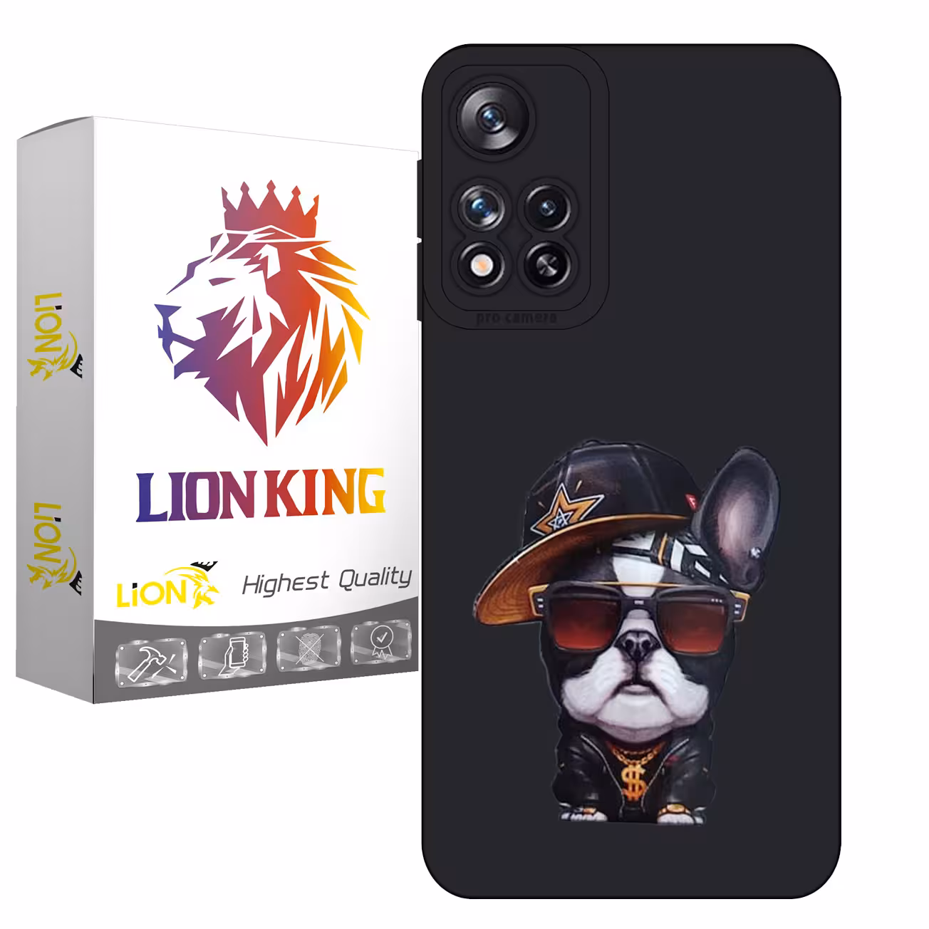 کاور لاین کینگ مدل بولداگ مناسب برای گوشی موبایل شیایومی Redmi Note 11 Global Note 11S