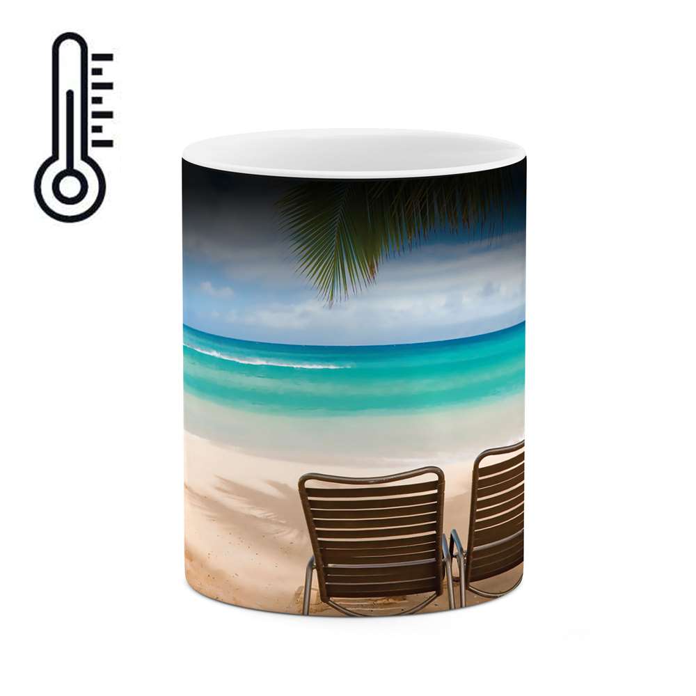 ماگ حرارتی طرح ساحل دریا مدل mgh01219