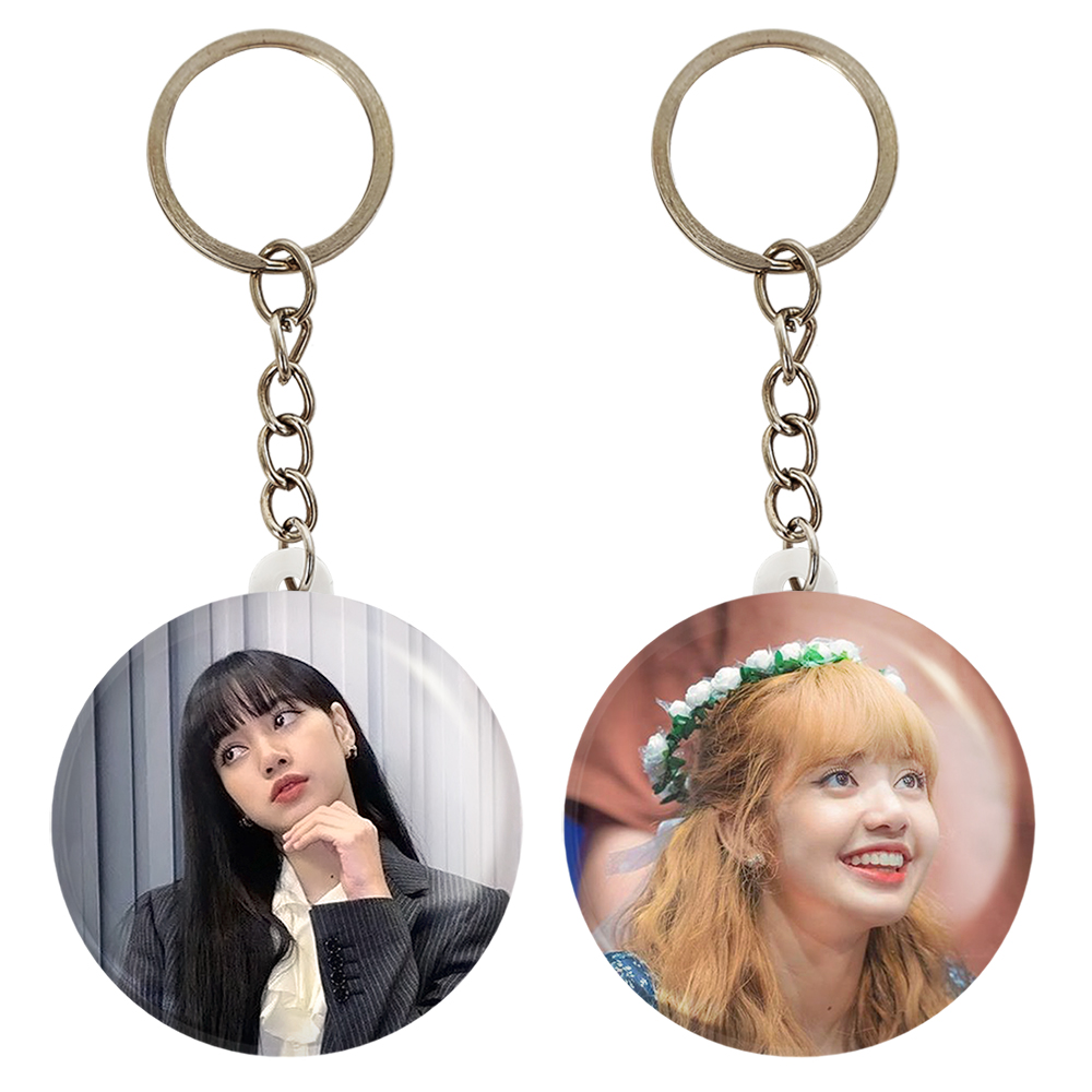 جاکلیدی خندالو مدل لیسا بلک پینک کد 1431414319 مجموعه 2 عددی