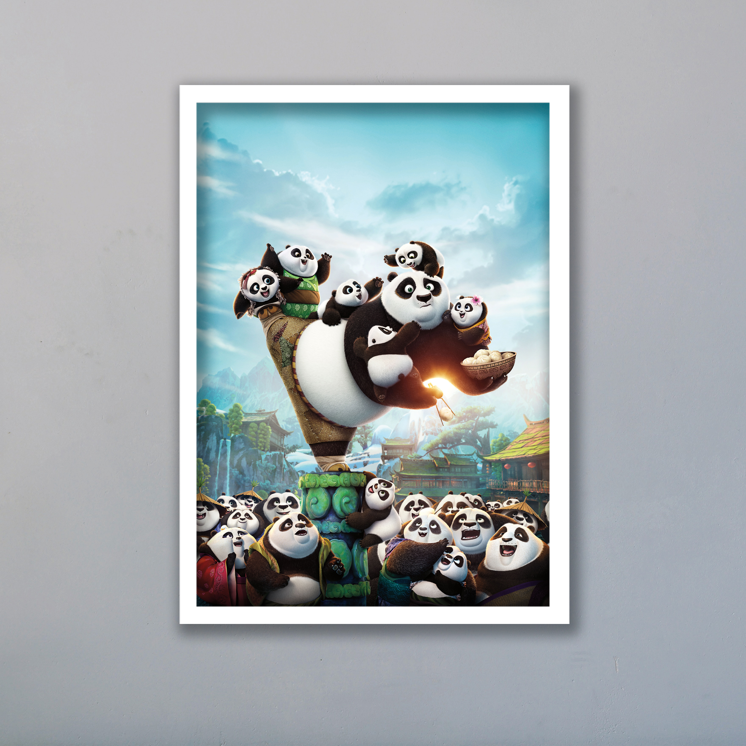 تابلو مدل انیمیشن پاندا کونگ فو کار کد LAG1050