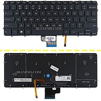 کیبرد لپ تاپ دل XPS 15 9530 مشکی-اینترکوچک-بابک لایت-بدون فریم