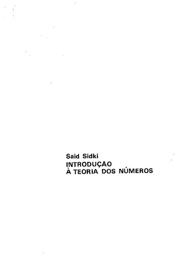 خرید و دانلود نسخه کامل کتاب Introdução à Teoria dos Números
