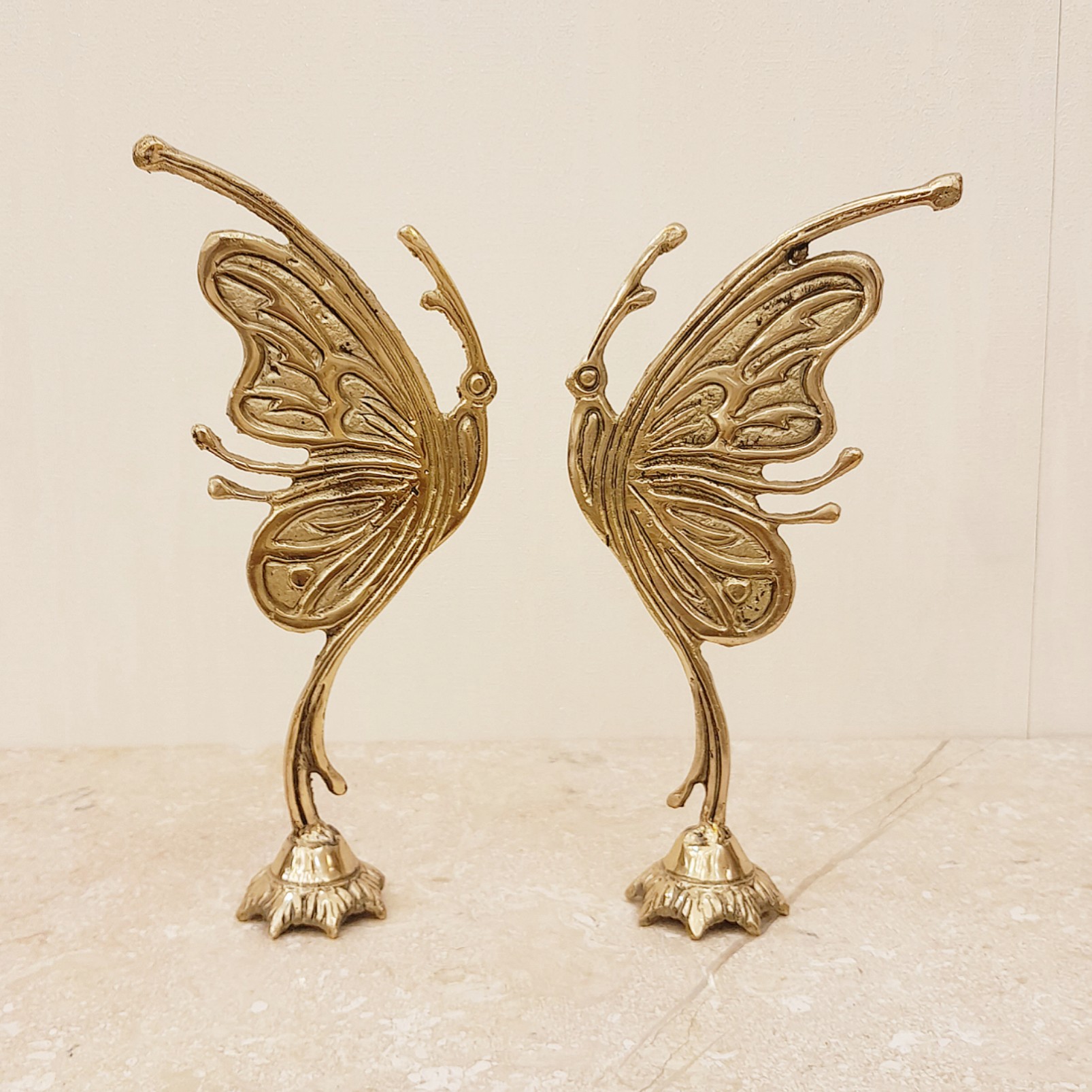 مجسمه برنزی مدل پروانه درجه یک باکیفیت عالی (مجسمه برنجی) دکوری حیوانات