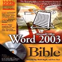 خرید و دانلود نسخه کامل کتاب Word 2003 bible