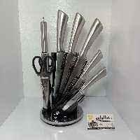 سرویس کارد 9 پارچه فوما ژاپن ( کارد ، ساطور  ، پوست کن ، تیز کن ، قیچی ، استند) سرویس چاقو ، کارد آشپزخانه ، پس کرایه