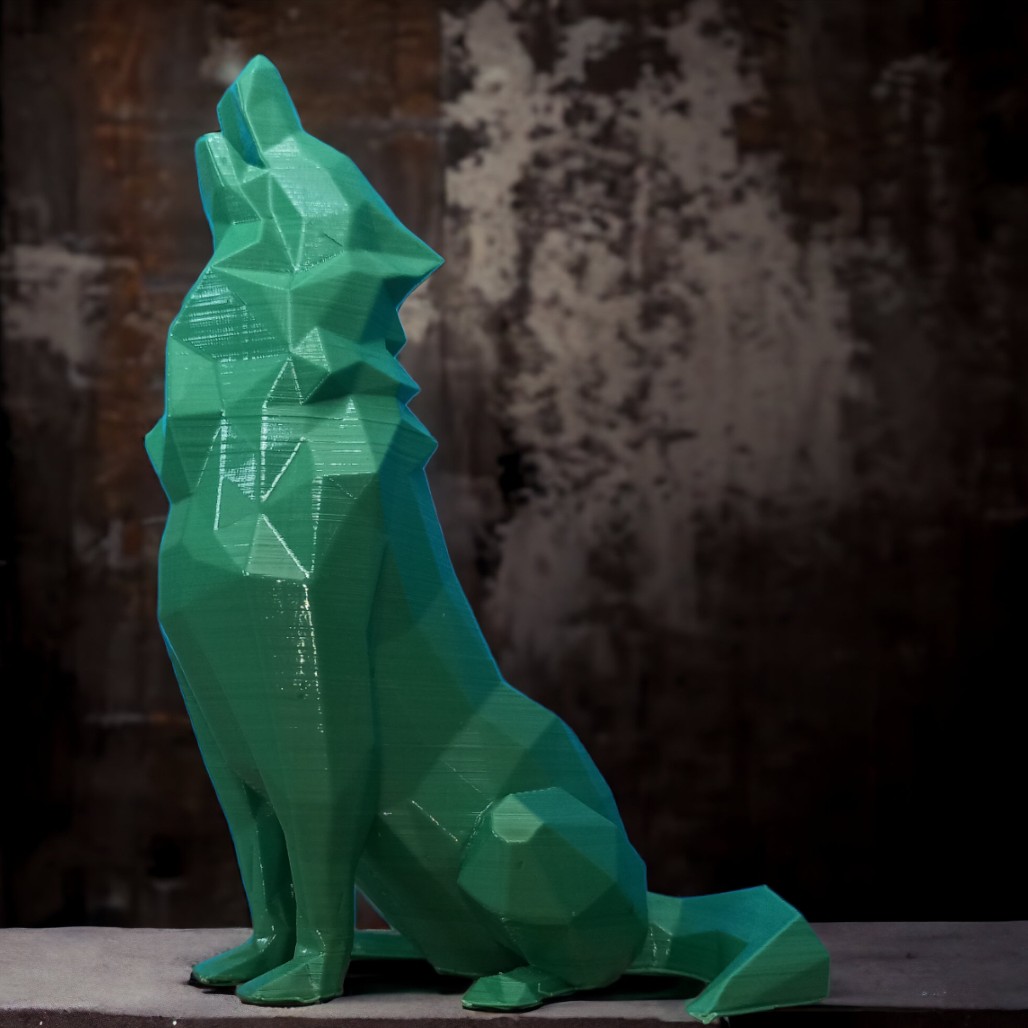 مجسمه گرگ زمستان و بهاره مدل x2