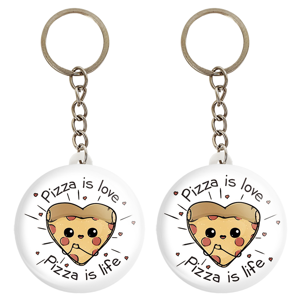 جاکلیدی خندالو مدل پیتزا کد 53665366 مجموعه 2 عددی