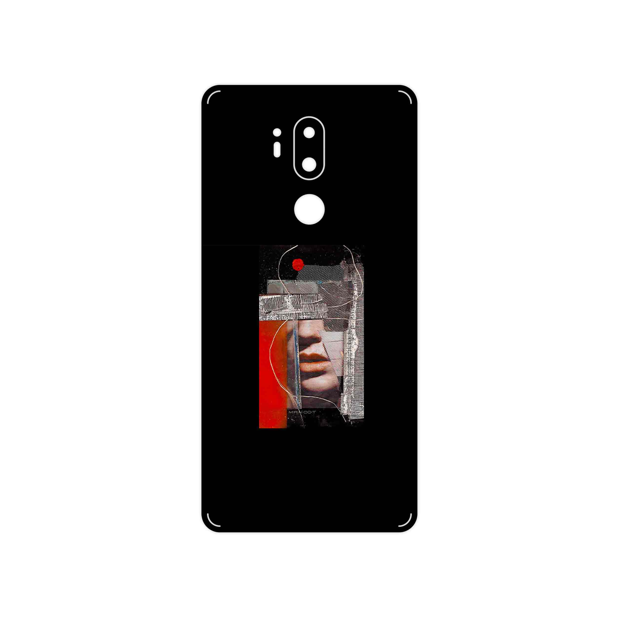 برچسب پوششی ماهوت مدل Collage of Mouth مناسب برای گوشی موبایل ال جی G7 PLUS THINQ