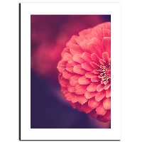 تابلو شاسی بکلیت طرح طبیعت گل داوودی مدل SH-12026