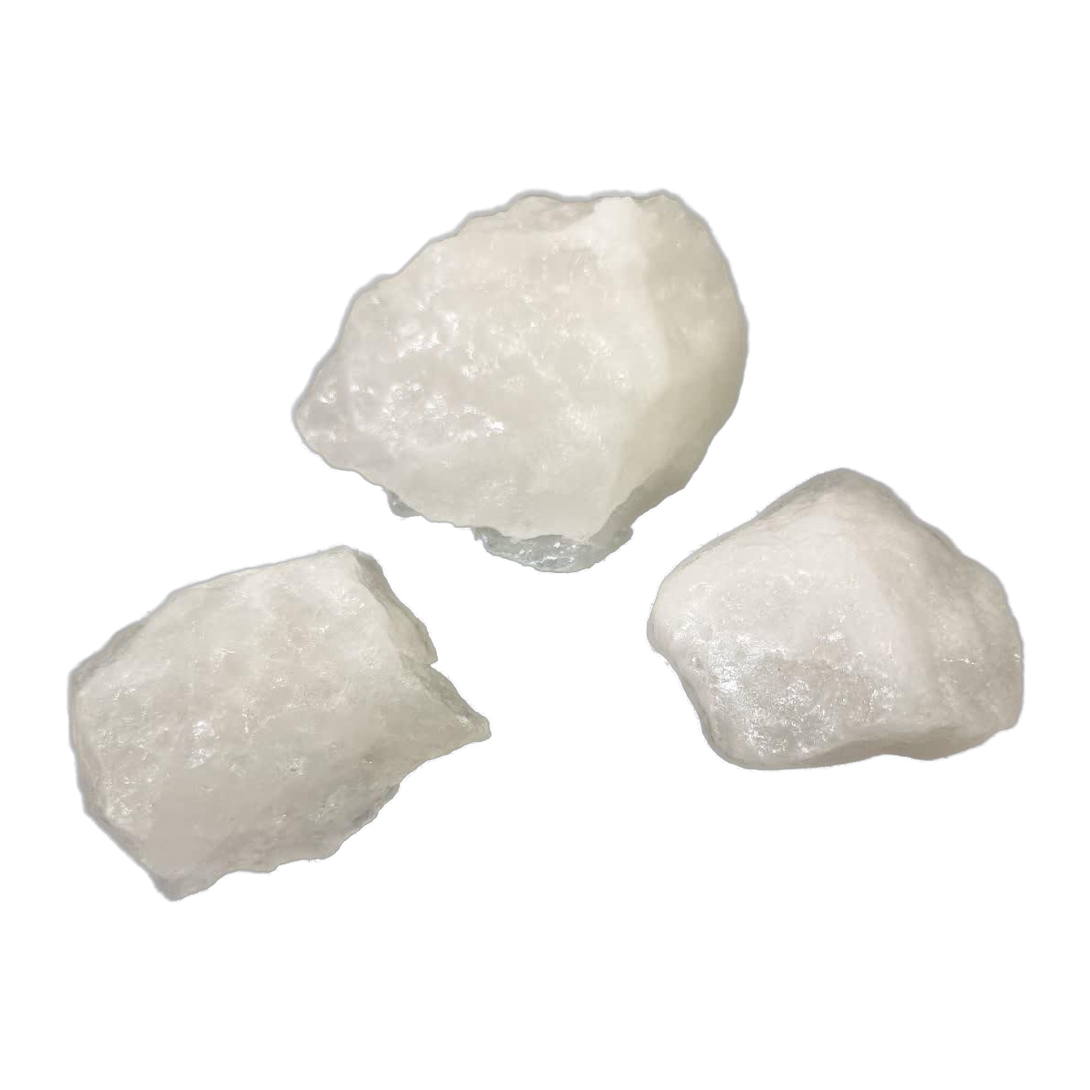 دکوری سنگ نمک مدل برفی بسته 3 عددی