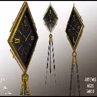 ساعت ایستاده آرتمیس کد 6025 Gold Black طلایی مشکی