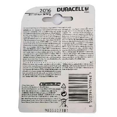 باتری سکه ای دوراسل مدل 2016 بسته 10 عددی