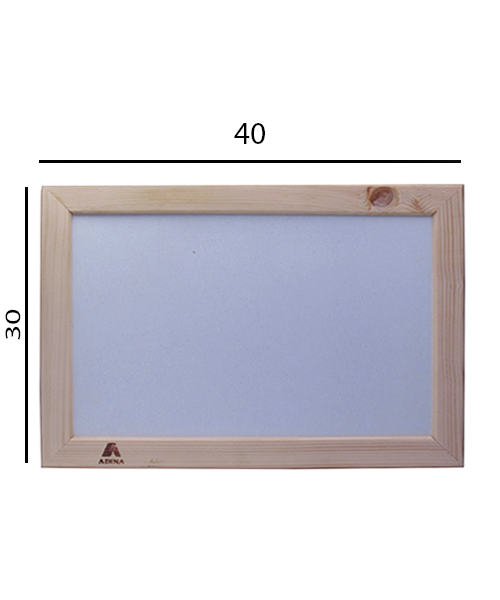 تخته  وایتبرد دورو قاب  چوبی سایز 30*40