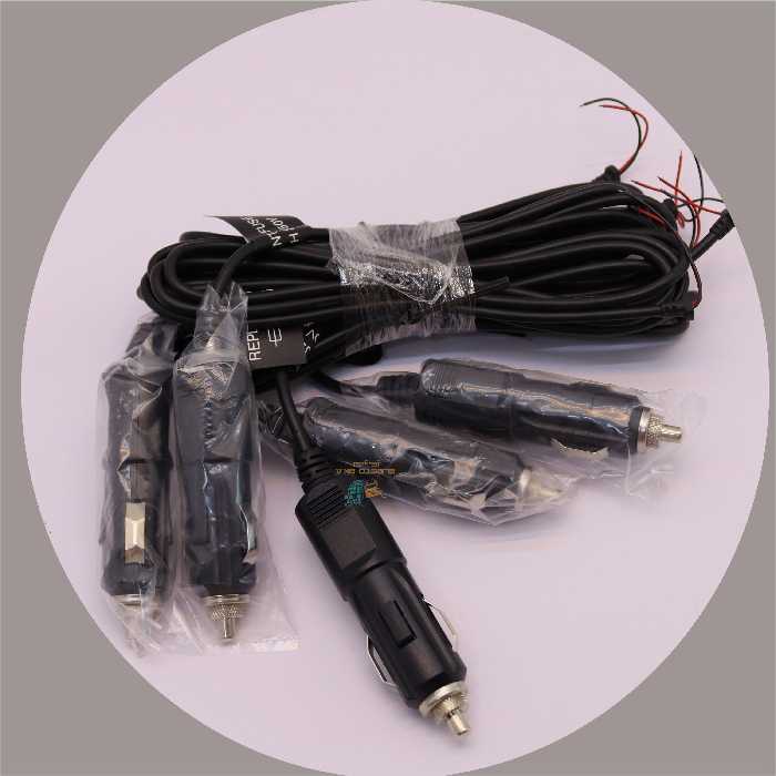 فیش فندکی سیم دار  - فروش عمده لوازم برقی خودرو الکتوبکا 2632