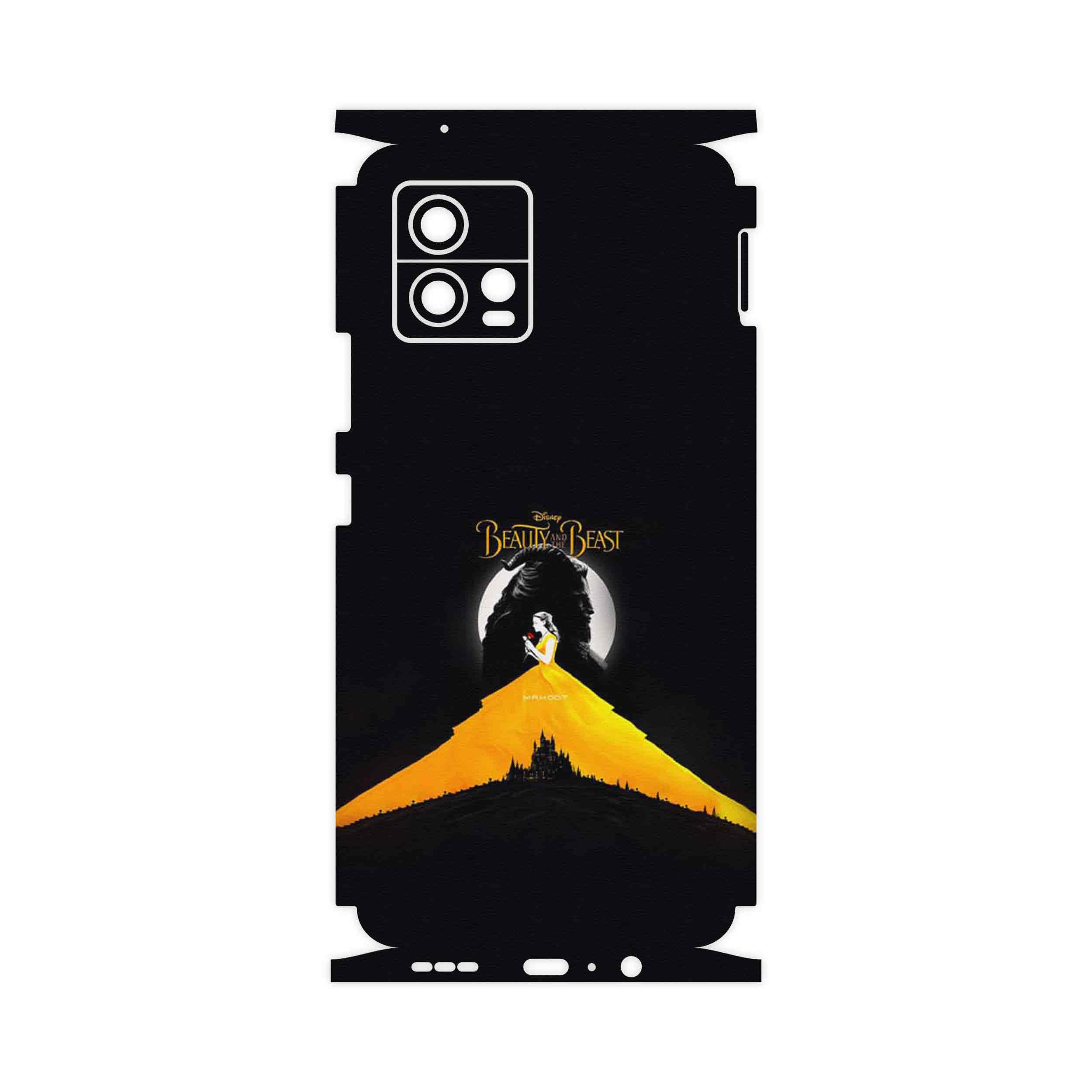 برچسب پوششی ماهوت مدل Beauty and the Beast-FullSkin مناسب برای گوشی موبایل موتورولا Moto G72