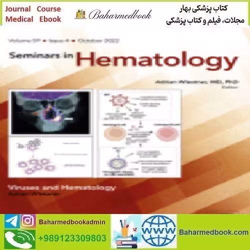 Seminars in Hematology Volume 59 Issue 1 to 4 2022 TRUE PDF