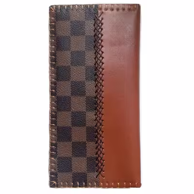 کیف پول چرمی مدل دستدوز لاکچری کد TkU-00