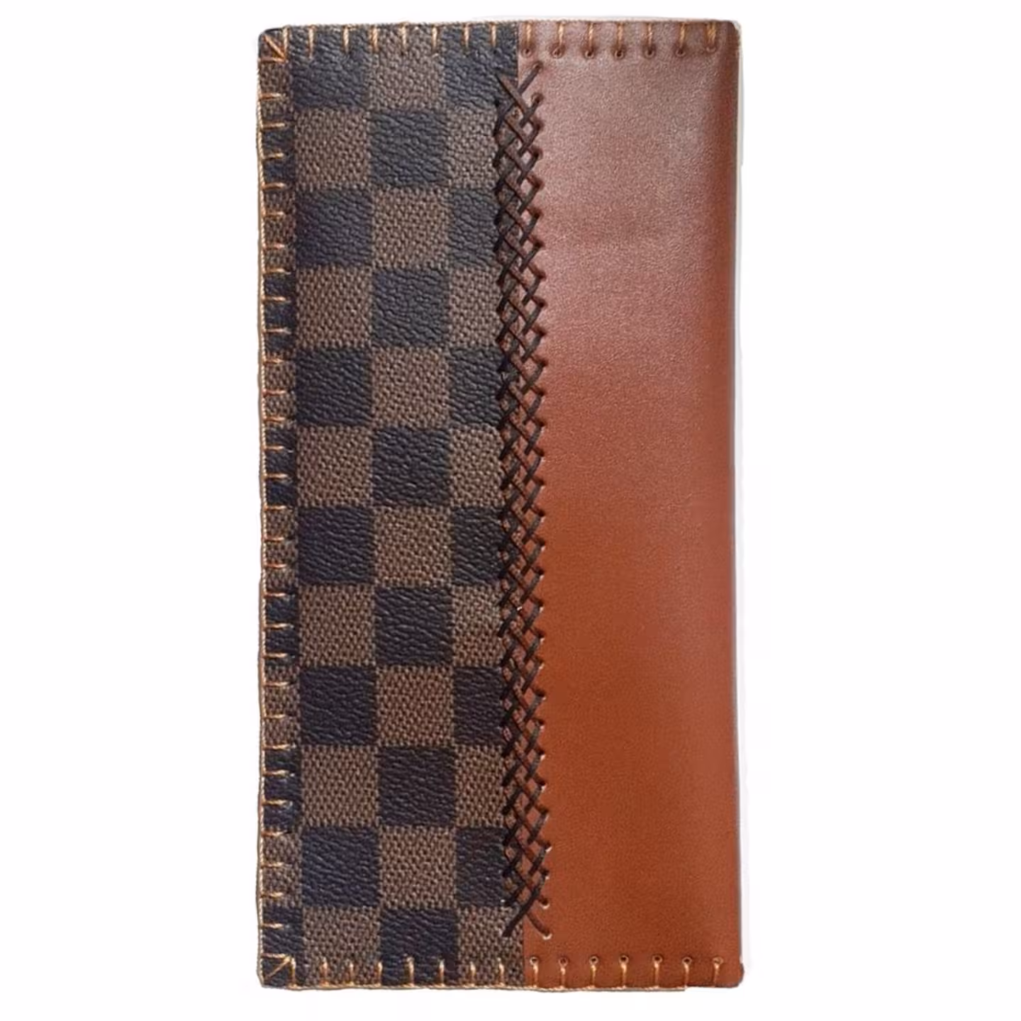 کیف پول چرمی مدل دستدوز لاکچری کد TkU-00