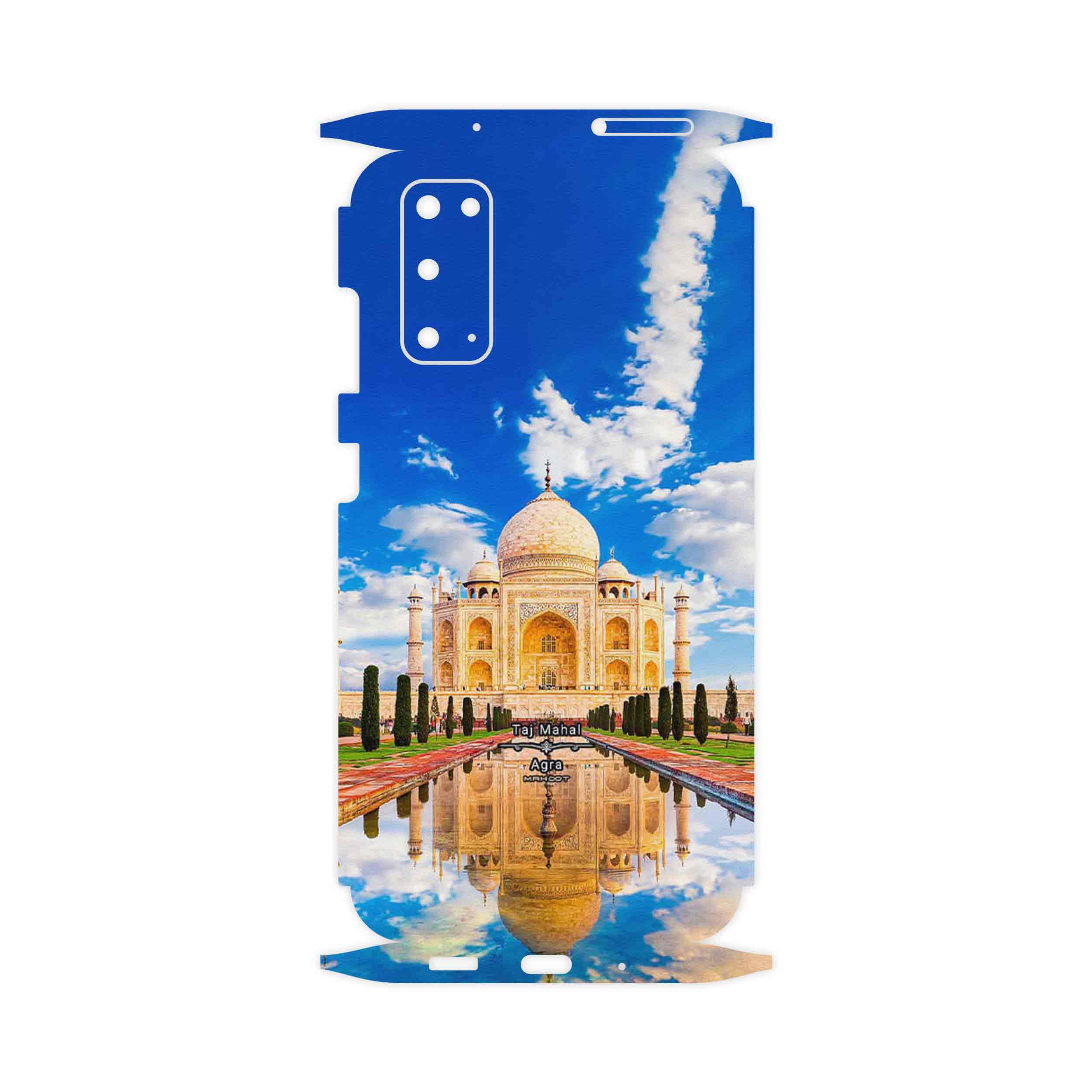 برچسب پوششی ماهوت مدل The Taj Mahal-FullSkin مناسب برای گوشی موبایل سامسونگ Galaxy S20