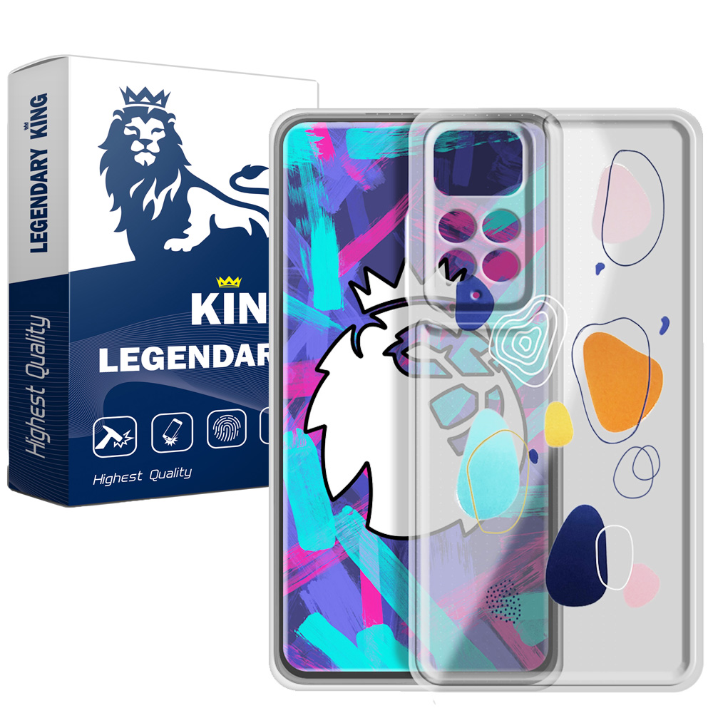 کاور لاین کینگ مدل خال رنگی مناسب برای گوشی موبایل شیائومی Redmi 10/10 Prime