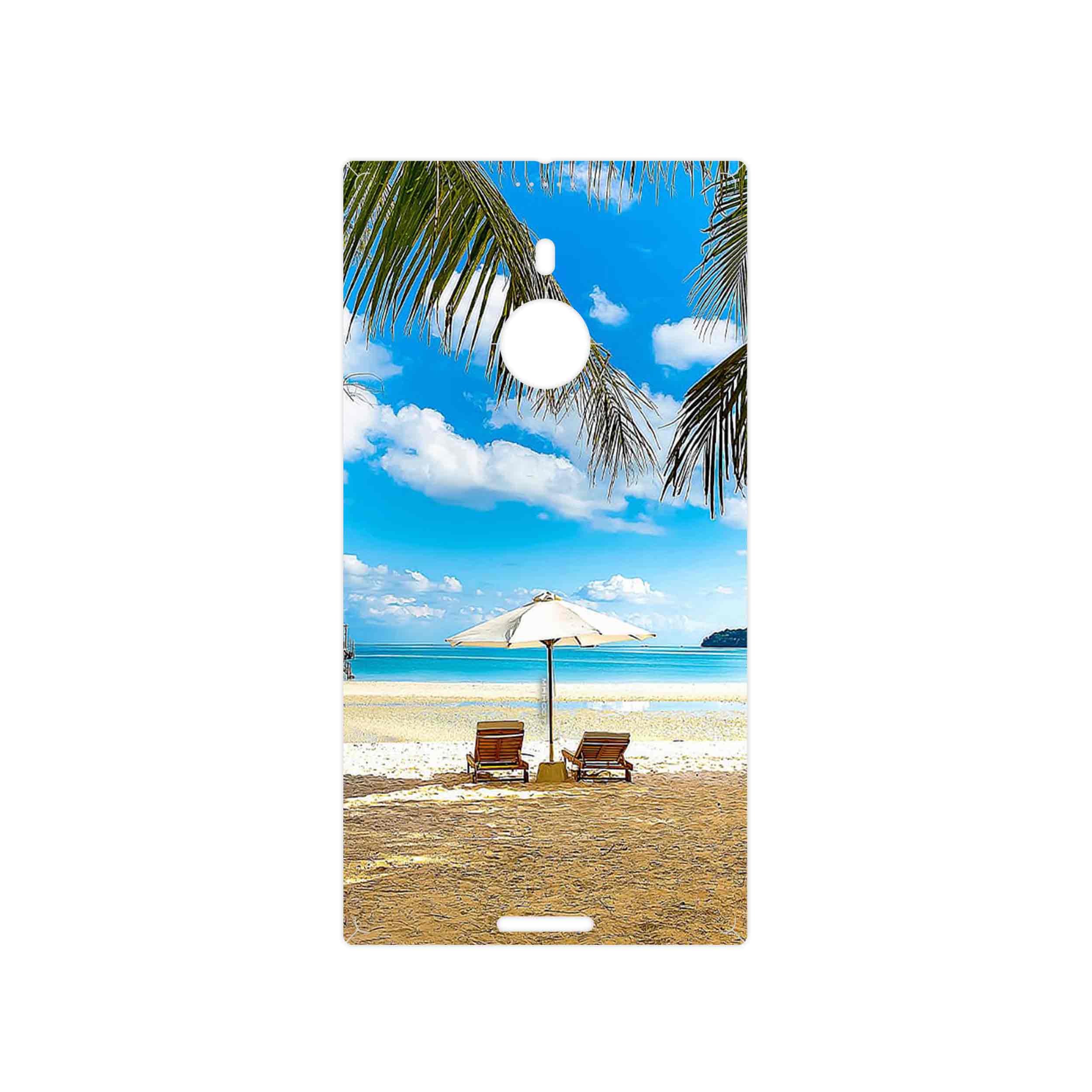 برچسب پوششی ماهوت مدل Beach مناسب برای گوشی موبایل نوکیا Lumia 1520